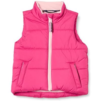Amazon Mädchen Schwere Pufferweste, Rosa, 11-12 Jahre Amazon Mädchen Schwere Pufferweste, Rosa, 11-12 Jahre