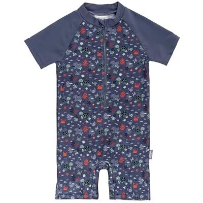 Sterntaler Schwimmanzug Unterwasser – Badebekleidung für Jungen – Einteiler Kurzarm – UV-Schutz 50+ Schwimmanzug mit Windeleinsatz bis Größe 86/92 – Baby und Kinder Bademode – Farbe blau, Größe 80 Sterntaler Schwimmanzug Unterwasser – Badebekleidung für Jungen – Einteiler Kurzarm – UV-Schutz 50+ Schwimmanzug mit Windeleinsatz bis Größe 86/92 – Baby und Kinder Bademode – Farbe blau, Größe 80