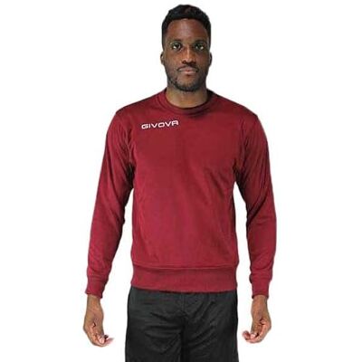 GIVOVA One Rotes Herrenlauf-Pullover - Jacke GIVOVA One Rotes Herrenlauf-Pullover - Jacke
