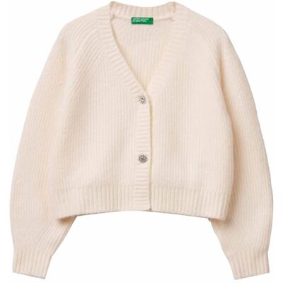 United Mädchen und Jungen Cardigan M/L 1rg7c601y Strickjacke, Weiß, 170 cm United Mädchen und Jungen Cardigan M/L 1rg7c601y Strickjacke, Weiß, 170 cm