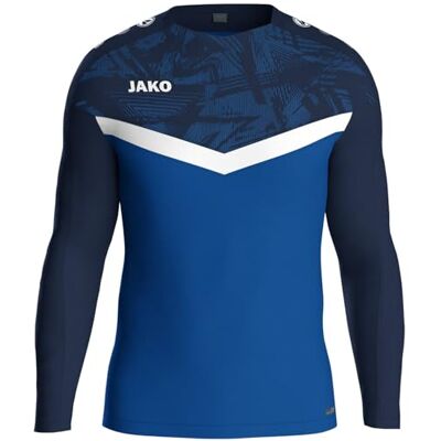 JAKO Iconic Kinder Sweatshirt Jungen und Mädchen Atmungsaktiver Unisex Sport Pullover mit wärmender Fleece-Innenseite, Maximale Bewegungsfreiheit JAKO Iconic Kinder Sweatshirt Jungen und Mädchen Atmungsaktiver Unisex Sport Pullover mit wärmender Fleece-Innenseite, Maximale Bewegungsfreiheit