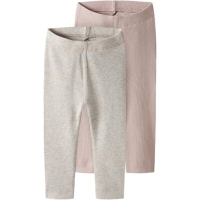 NAME IT Unisex Nbnkab 2P Legging Noos, Peyote Melange, 92 EU NAME IT Unisex Nbnkab 2P Legging Noos, Peyote Melange, 92 EU
