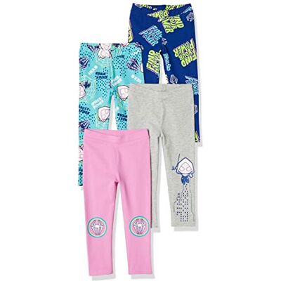 Amazon Disney Marvel Star Wars Frozen Princess Mädchen Leggings, 4er-Pack, Marvel Ghost-Spider, 11-12 Jahre Amazon Disney Marvel Star Wars Frozen Princess Mädchen Leggings, 4er-Pack, Marvel Ghost-Spider, 11-12 Jahre