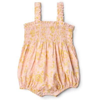 Amazon x Sofia Grainge Baby Mädchen Gewebter Ärmelloser Einteiler, Muschelrosa Verziertes Paisley, 24 Monate Amazon x Sofia Grainge Baby Mädchen Gewebter Ärmelloser Einteiler, Muschelrosa Verziertes Paisley, 24 Monate