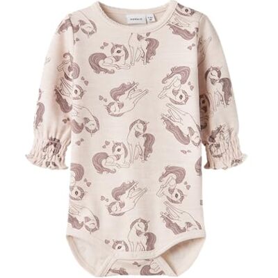 NAME IT Baby-Mädchen Nbfwuppo Wool/Co Ls Body Langarmbody, Lila, 68 NAME IT Baby-Mädchen Nbfwuppo Wool/Co Ls Body Langarmbody, Lila, 68
