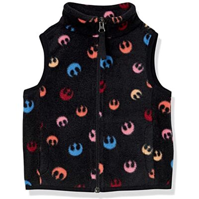 Amazon Disney Marvel Star Wars Princess Mädchen Polarfleeceweste, Star Wars Rebel, 8 Jahre Amazon Disney Marvel Star Wars Princess Mädchen Polarfleeceweste, Star Wars Rebel, 8 Jahre
