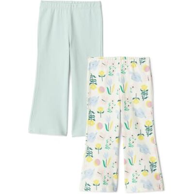 Amazon Mädchen Schlag-Leggings aus Baumwoll-Stretch, 2er Pack, Blasses Minzgrün/Natur, 12-14 Jahre Amazon Mädchen Schlag-Leggings aus Baumwoll-Stretch, 2er Pack, Blasses Minzgrün/Natur, 12-14 Jahre