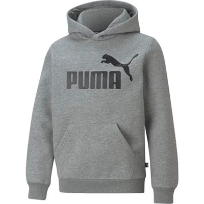Puma Jungen Essentials Big Logo Hoodie 128 Medium Gray Heather ┃Langarm-Hoodie in Regular Fit Jungen Puma Jungen Essentials Big Logo Hoodie 128 Medium Gray Heather ┃Langarm-Hoodie in Regular Fit Jungen