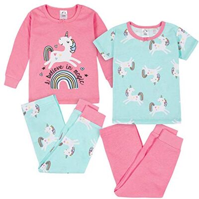 Gerber Baby-Mädchen-Pyjama-Set, 4-teilig, Unicorn Magic Pink, 18 Monate Gerber Baby-Mädchen-Pyjama-Set, 4-teilig, Unicorn Magic Pink, 18 Monate