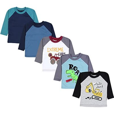 TupTam Baby Jungen Langarmshirt 5er Set TupTam Baby Jungen Langarmshirt 5er Set