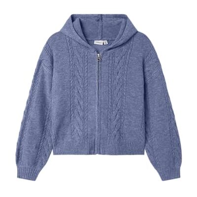 NAME IT Mädchen Nkfodyssea Sh Ls Knit Card Wh, Blue Ice, 134/140 cm NAME IT Mädchen Nkfodyssea Sh Ls Knit Card Wh, Blue Ice, 134/140 cm