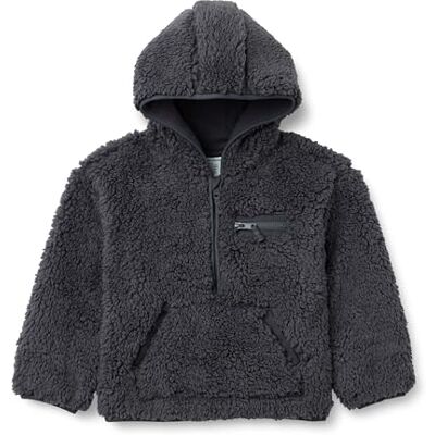 Amazon Jungen Relaxed-Fit Einfarbiger Teddy Sherpa-Kapuzenpullover mit halbem Reißverschluss, Dunkelgrau, 11-12 Jahre Amazon Jungen Relaxed-Fit Einfarbiger Teddy Sherpa-Kapuzenpullover mit halbem Reißverschluss, Dunkelgrau, 11-12 Jahre
