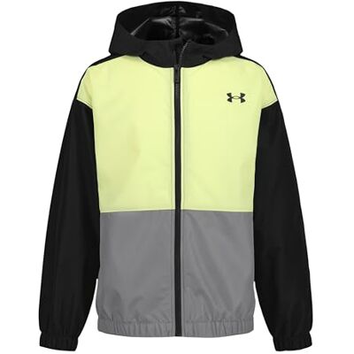 Under Armour Packbarer Windbreaker für Jungen mit UA Storm Technologie – leichte, winddichte & wasserabweisende Shelljacke, in eigener Tasche verstaubar, 5K/5K,Fade Green,6-7YR Under Armour Packbarer Windbreaker für Jungen mit UA Storm Technologie – leichte, winddichte & wasserabweisende Shelljacke, in eigener Tasche verstaubar, 5K/5K,Fade Green,6-7YR