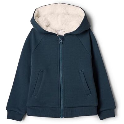Amazon x Sofia Grainge Unisex Baby Kapuzenpullover mit Reißverschluss, Dunkles Marineblau, 6-9 Monate Amazon x Sofia Grainge Unisex Baby Kapuzenpullover mit Reißverschluss, Dunkles Marineblau, 6-9 Monate