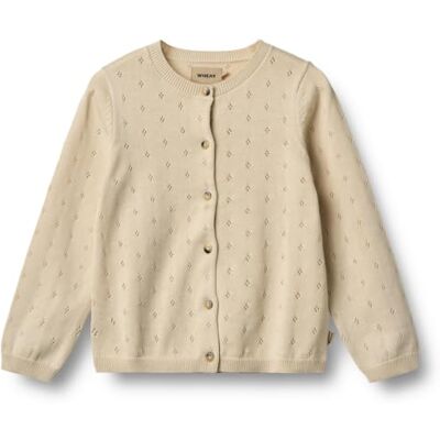 Wheat Mädchen Strick Jacke Maia GOTS Zertifiziert Wheat Mädchen Strick Jacke Maia GOTS Zertifiziert