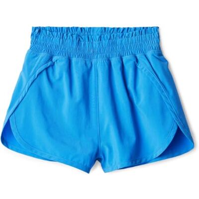 Amazon Mädchen Sportliche Stretch-Shorts mit hohem Bund und elastischem Taillenbund, Marineblau, 12-14 Jahre Amazon Mädchen Sportliche Stretch-Shorts mit hohem Bund und elastischem Taillenbund, Marineblau, 12-14 Jahre