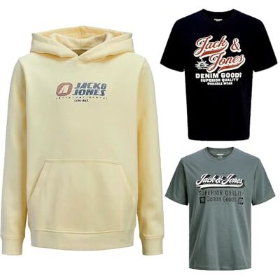 JACK & JONES Junior Kinder Jungen Kapuzenpullover Kids Hoodie Sweatshirt Sweat Shirt Hood JACK & JONES Junior Kinder Jungen Kapuzenpullover Kids Hoodie Sweatshirt Sweat Shirt Hood