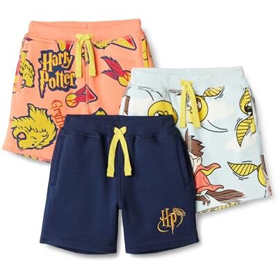 Amazon Jungen Shorts aus French-Terry-Strick, 3er-Pack, Harry Potter, 9 Jahre Amazon Jungen Shorts aus French-Terry-Strick, 3er-Pack, Harry Potter, 9 Jahre