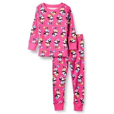 Amazon Disney Mädchen Eng anliegender Baumwoll-Schlafanzug, Minnie Vibes Kids, 6-7 Jahre Amazon Disney Mädchen Eng anliegender Baumwoll-Schlafanzug, Minnie Vibes Kids, 6-7 Jahre