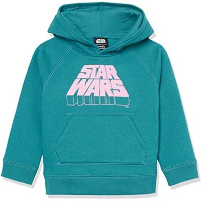 Amazon Disney Marvel Star Wars Frozen Princess Mädchen Fleece-Kapuzenpulli, Star Wars Logo, 11-12 Jahre Amazon Disney Marvel Star Wars Frozen Princess Mädchen Fleece-Kapuzenpulli, Star Wars Logo, 11-12 Jahre