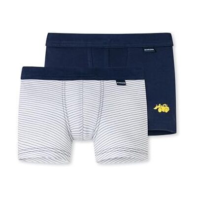 Schiesser Jungen 2 Pack Mit Weichem Bündchen Unterwäsche Feinripp 100% Organic Bio Baumwolle Größe 92 Bis 140 Boxershorts, Sortiert 6_173127, 98 EU Schiesser Jungen 2 Pack Mit Weichem Bündchen Unterwäsche Feinripp 100% Organic Bio Baumwolle Größe 92 Bis 140 Boxershorts, Sortiert 6_173127, 98 EU