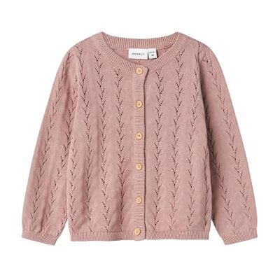 NAME IT Mädchen Nmfbanni Ls Knit Card Noos Strickjacke, Deauville Mauve, 56 EU NAME IT Mädchen Nmfbanni Ls Knit Card Noos Strickjacke, Deauville Mauve, 56 EU