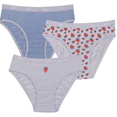 DIM Modell 16 Mädchen Baumwoll Stretch Slip - Fruchtiges Muster DIM Modell 16 Mädchen Baumwoll Stretch Slip - Fruchtiges Muster