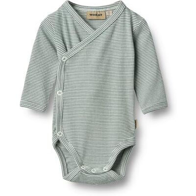 Wheat Unisex Body Strampler Wickel Langarm Pil GOTS Zertifiziert Wheat Unisex Body Strampler Wickel Langarm Pil GOTS Zertifiziert