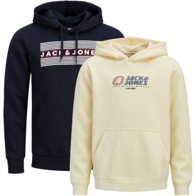 JACK & JONES Junior Kinder Jungen Kapuzenpullover Kids Hoodie Sweatshirt Sweat Shirt Hood JACK & JONES Junior Kinder Jungen Kapuzenpullover Kids Hoodie Sweatshirt Sweat Shirt Hood