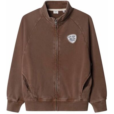 Pepe Jeans Jungen Teddy Sweatshirt, Braun (Hellbraun), 16 Jahre Pepe Jeans Jungen Teddy Sweatshirt, Braun (Hellbraun), 16 Jahre