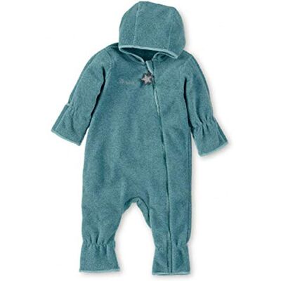 Sterntaler Unisex Baby Overall, Blau (Türkis Melange), 86 Sterntaler Unisex Baby Overall, Blau (Türkis Melange), 86