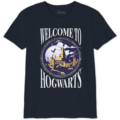 Harry Potter Welcome to Hogwarts GIHAPOMTS161 T-Shirt Mädchen, Marineblau, Größe 8 Jahre, Marineblau, 8 Jahre Harry Potter Welcome to Hogwarts GIHAPOMTS161 T-Shirt Mädchen, Marineblau, Größe 8 Jahre, Marineblau, 8 Jahre