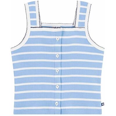 Petit Bateau Tanktop für Kinder, aus Baumwolle, gestreift Petit Bateau Tanktop für Kinder, aus Baumwolle, gestreift