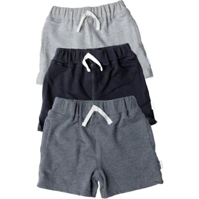 Gerber Strickshorts, 5 jahre, 3er-Pack, grau, schwarz, dunkel meliert Gerber Strickshorts, 5 jahre, 3er-Pack, grau, schwarz, dunkel meliert