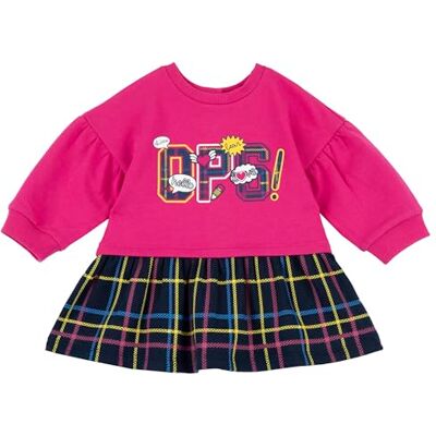 Chicco , Kleid Baby Mädchen mit Langarm, aus weichem Stoff, Maschinenwaschbar, Kleidung Neugeborene 0-24 Monate, Entworfen in Italien Chicco , Kleid Baby Mädchen mit Langarm, aus weichem Stoff, Maschinenwaschbar, Kleidung Neugeborene 0-24 Monate, Entworfen in Italien