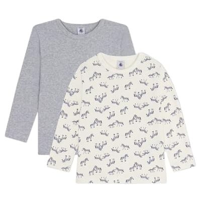 Petit Bateau Jungen 2 Ts Ml Ze Unterwäsche Tag, Variante 1, 12 Jahre Petit Bateau Jungen 2 Ts Ml Ze Unterwäsche Tag, Variante 1, 12 Jahre