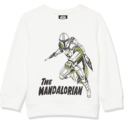 Amazon Disney Marvel Star Wars Jungen Sweatshirts aus Fleece mit Rundhalsausschnitt, Star Wars Mando, 6-7 Jahre Amazon Disney Marvel Star Wars Jungen Sweatshirts aus Fleece mit Rundhalsausschnitt, Star Wars Mando, 6-7 Jahre