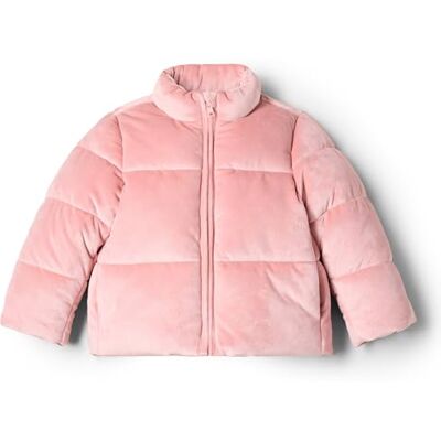 Amazon x Sofia Grainge Baby Mädchen Steppjacke Velour, Rosé, 18 Monate Amazon x Sofia Grainge Baby Mädchen Steppjacke Velour, Rosé, 18 Monate
