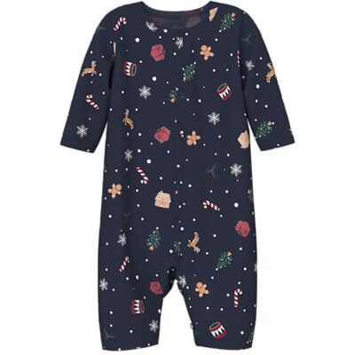 NAME IT Unisex Child Schlafanzug Weihnachts Nbnvismas Ls Nightsuit, Navy Blazer, 74 EU NAME IT Unisex Child Schlafanzug Weihnachts Nbnvismas Ls Nightsuit, Navy Blazer, 74 EU