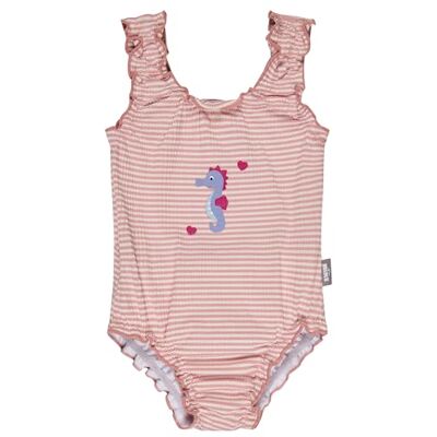 Sterntaler Badeanzug Seepferdchen – Baby- & Kinderbadeanzug aus Elasthan-Bademodenstoff, Seersucker-Optik, Seepferdchen-Druck, Windeleinsatz, UV-Schutz 50+, zartrosa, Größe 80 Sterntaler Badeanzug Seepferdchen – Baby- & Kinderbadeanzug aus Elasthan-Bademodenstoff, Seersucker-Optik, Seepferdchen-Druck, Windeleinsatz, UV-Schutz 50+, zartrosa, Größe 80