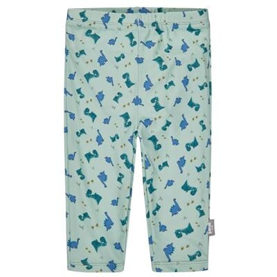 Sterntaler Leggings Dino – Baby- & Kinderleggings aus Bademodenstoff mit Elasthan, lang, Dino-Muster, Windeleinsatz, UV-Schutz 50+, eisgrün, Größe 68 Sterntaler Leggings Dino – Baby- & Kinderleggings aus Bademodenstoff mit Elasthan, lang, Dino-Muster, Windeleinsatz, UV-Schutz 50+, eisgrün, Größe 68