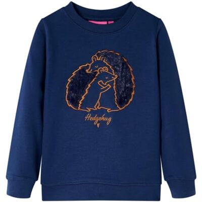vidaXL Kinder-Sweatshirt Marineblau 104 vidaXL Kinder-Sweatshirt Marineblau 104