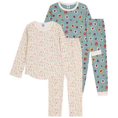 Petit Bateau Mädchen Lot Fleuri Nachtwäsche, Variante 1, 4 Jahre Petit Bateau Mädchen Lot Fleuri Nachtwäsche, Variante 1, 4 Jahre