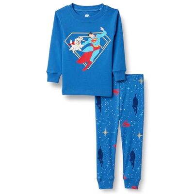 Amazon Harry Potter DC Comics Looney Tunes Jungen Eng anliegende Schlafanzug-Sets, Superman Krypto, 9 Jahre Amazon Harry Potter DC Comics Looney Tunes Jungen Eng anliegende Schlafanzug-Sets, Superman Krypto, 9 Jahre