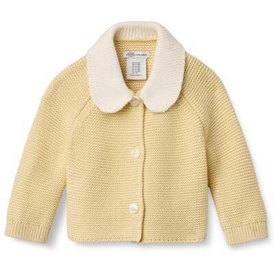 Amazon x Sofia Grainge Unisex Baby Pullover mit Rundhalsausschnitt, Buttergelb, 3-6 Monate Amazon x Sofia Grainge Unisex Baby Pullover mit Rundhalsausschnitt, Buttergelb, 3-6 Monate