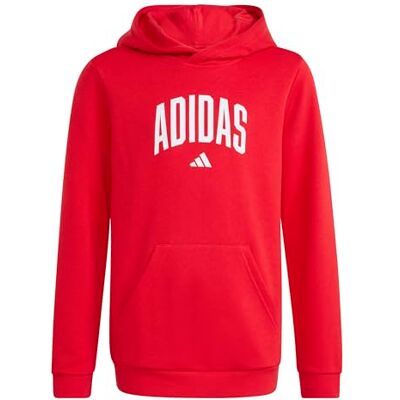 Adidas Unisex Kids Codes Collegiate Graphic Hoodie, Pure Ruby, 9-10 Years Adidas Unisex Kids Codes Collegiate Graphic Hoodie, Pure Ruby, 9-10 Years