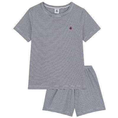 Petit Bateau Jungen Cible_h25 Nachtwäsche, Smoking/Marshmallow, 4 Jahre Petit Bateau Jungen Cible_h25 Nachtwäsche, Smoking/Marshmallow, 4 Jahre
