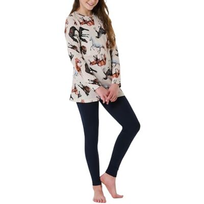 Schiesser Mädchen Schlafanzug Lang 100% Organic Bio Baumwolle Größe 92 Bis 140 Pyjamaset, Off-White_181899, 116 EU Schiesser Mädchen Schlafanzug Lang 100% Organic Bio Baumwolle Größe 92 Bis 140 Pyjamaset, Off-White_181899, 116 EU