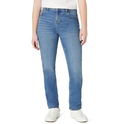 Amazon Mädchen Straight-Fit-Jeans mit Mittlerem Stretchanteil und Mittelhohem Bund, Mittelblau Vintage, 11 Jahre Amazon Mädchen Straight-Fit-Jeans mit Mittlerem Stretchanteil und Mittelhohem Bund, Mittelblau Vintage, 11 Jahre