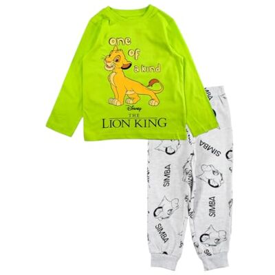 Disney Le Roi Lion, Pyjama-Set, 2-teilig, Pullover + Jogginghose, Kinder, (2 bis 14 Jahre), Unisex, Junge, Mädchen, Modell DIS KL 5204C600 S1-3A Disney Le Roi Lion, Pyjama-Set, 2-teilig, Pullover + Jogginghose, Kinder, (2 bis 14 Jahre), Unisex, Junge, Mädchen, Modell DIS KL 5204C600 S1-3A